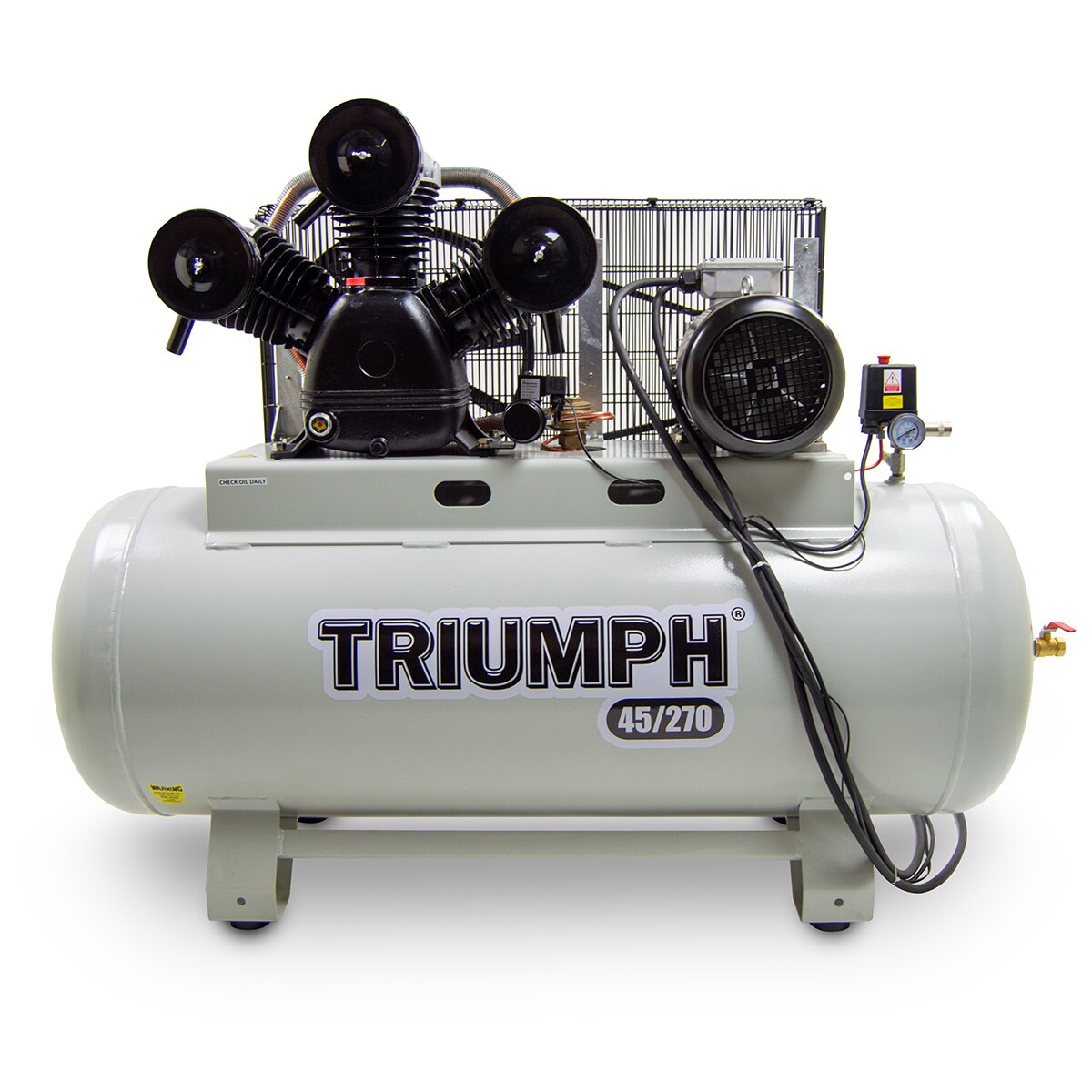 Triumph 45/270 Industrial Air Compressor 270L 45CFM Three-Phase 10HP - Image 6