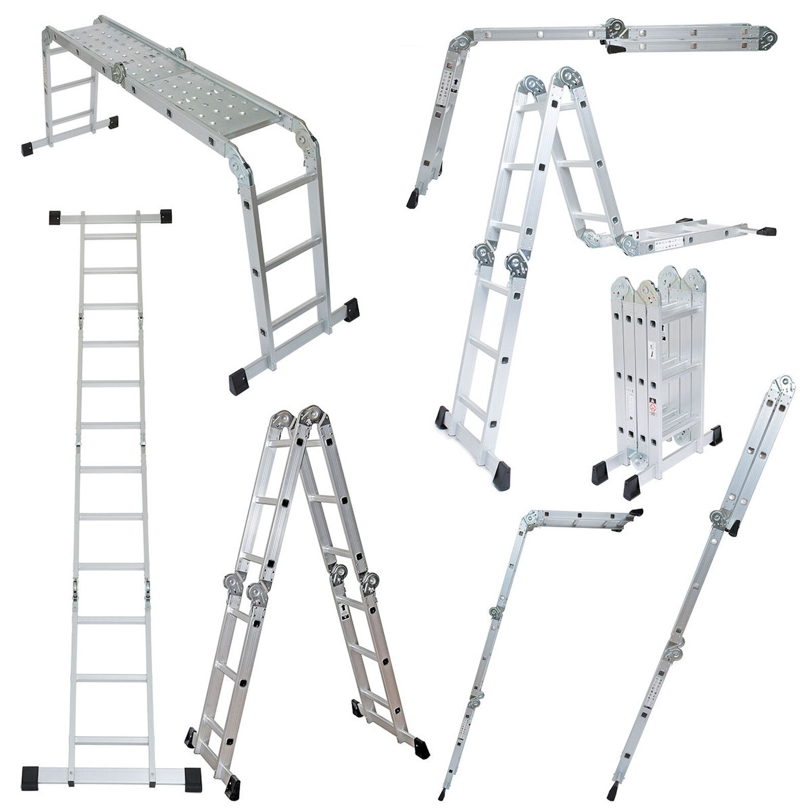 Wolf Access All Areas Set - 11-in-1 Folding Ladder & 3-Step Slimline Ladder - Image 2