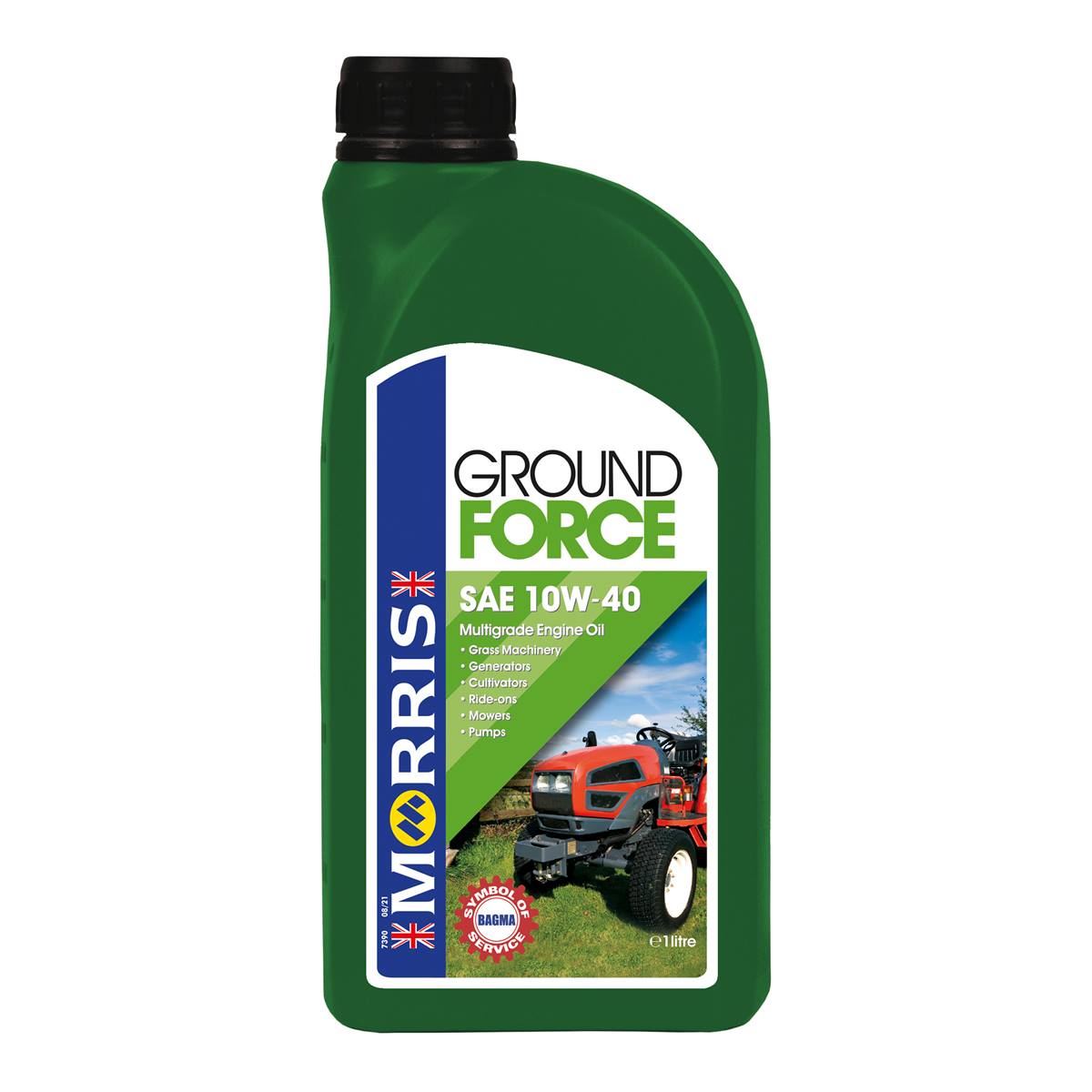 Morris Ground Force SAE 10w-40 Multigrade Engine Oil - 1 Litre - Image 1