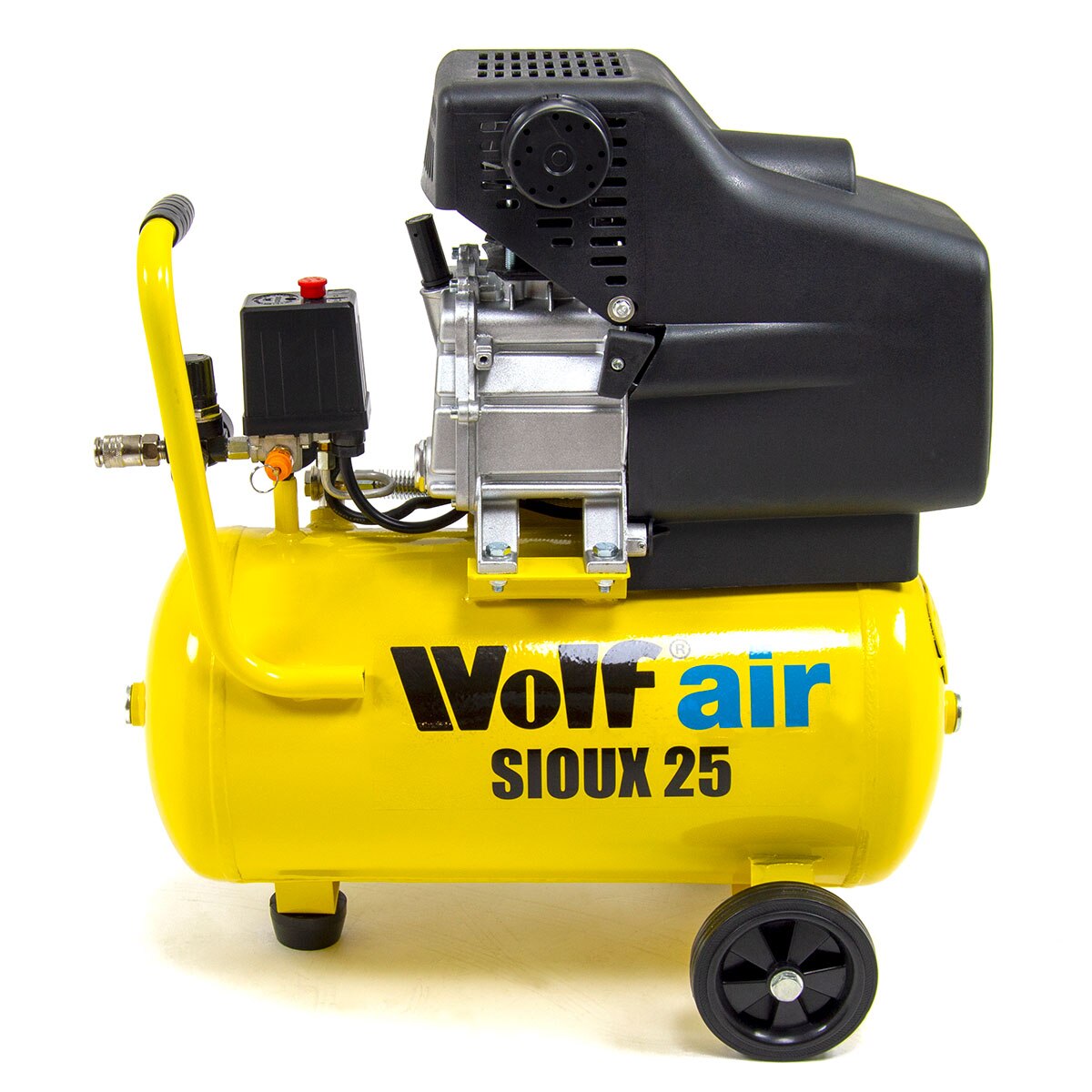 Ex Demo Wolf Sioux 25 9.6CFM 2.5HP Portable Air Compressor 24L - Image 2