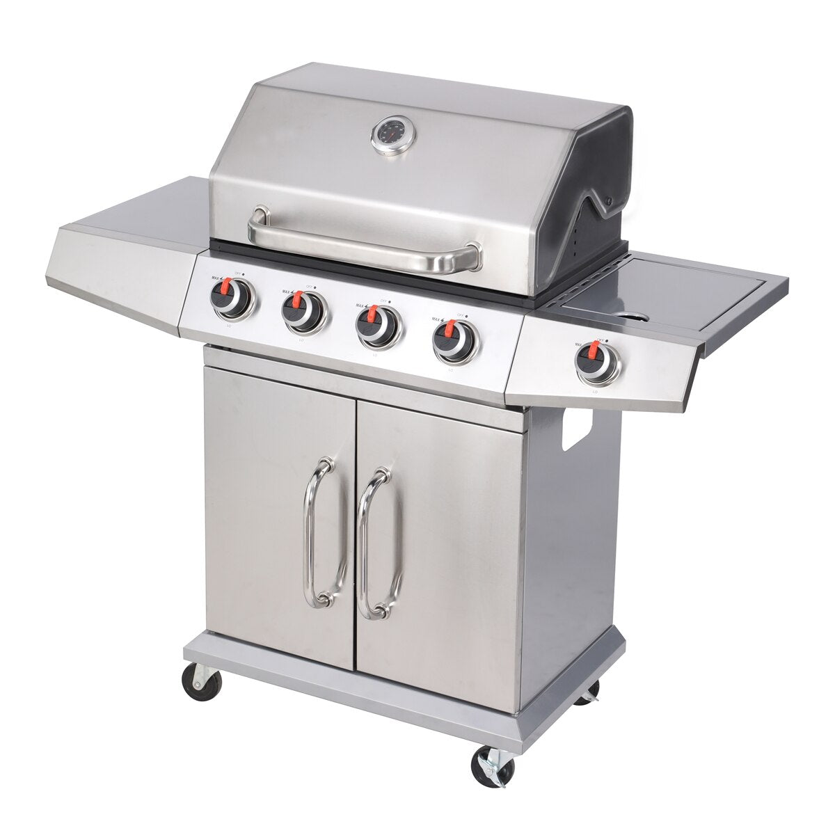 4+1 Gas BBQ Stainless Steel Burner Grill - Image 2