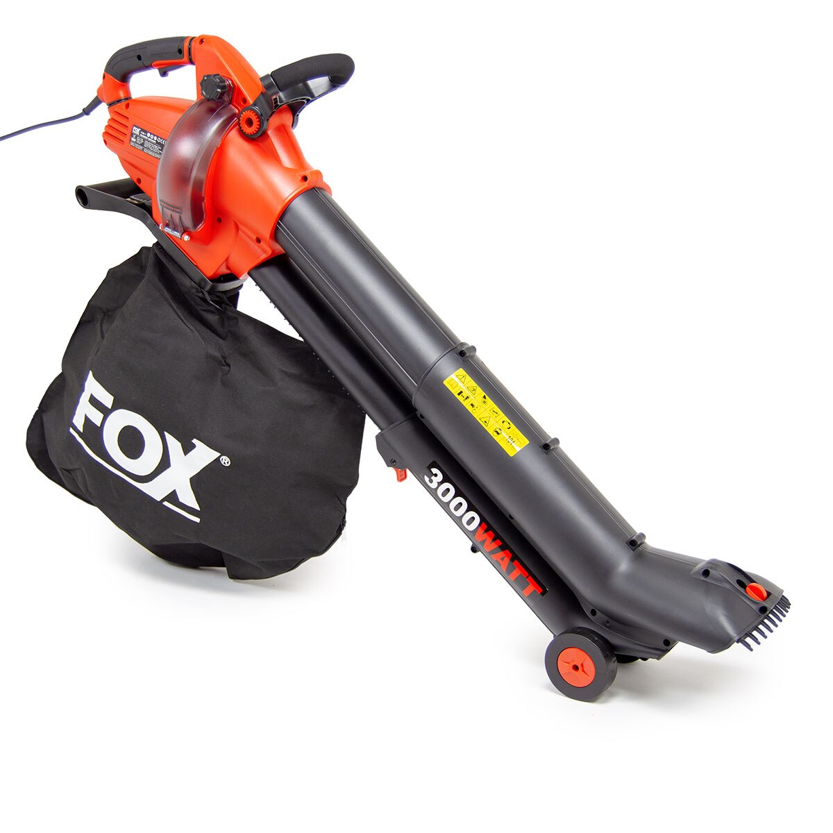 Fox 4-in-1 Garden Leaf Blower Vacuum 3000w + 3pk Garden Waste Bags - Image 2