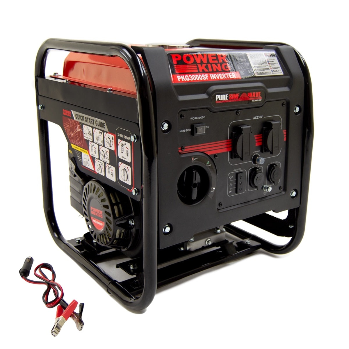 PowerKing 2800w 3.5kVA Petrol Inverter Generator PKG3000SF - Image 1