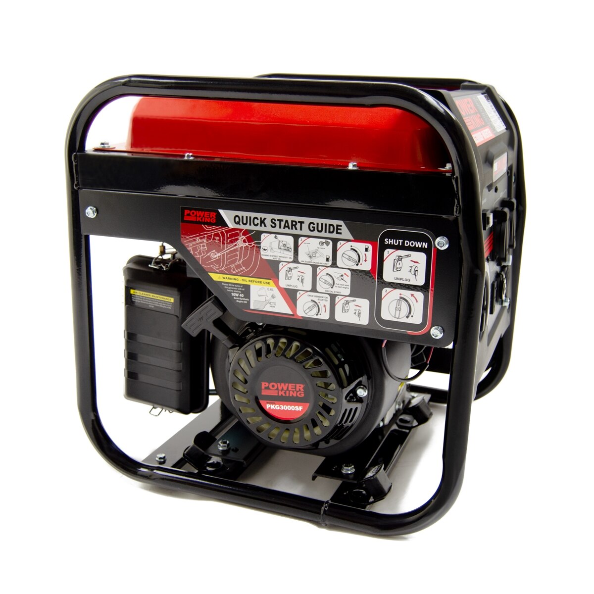 PowerKing 2800w 3.5kVA Petrol Inverter Generator PKG3000SF - Image 2