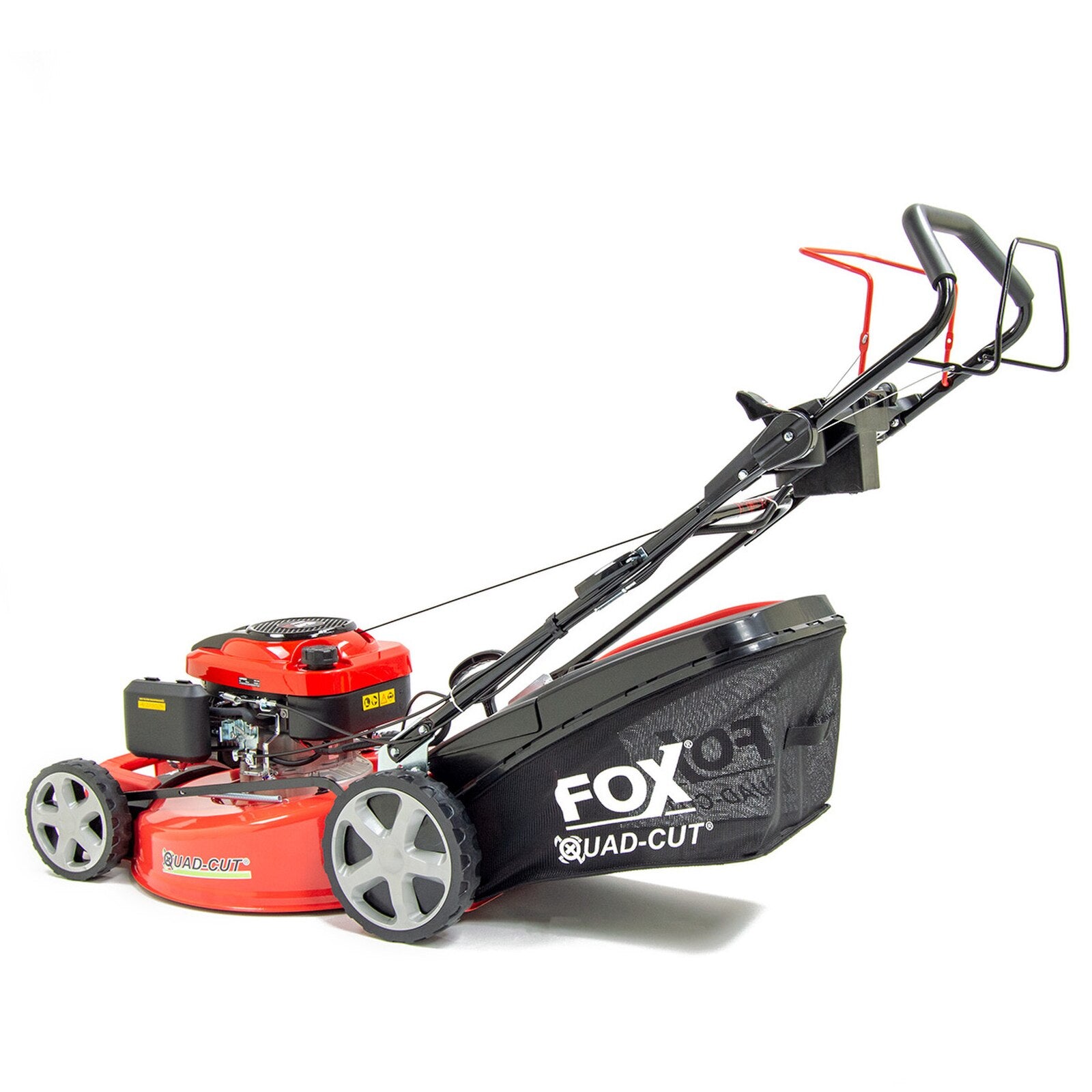 Fox Quad-Cut 560E 22" Electric Start Petrol Lawn Mower & Jerry Can - Image 3