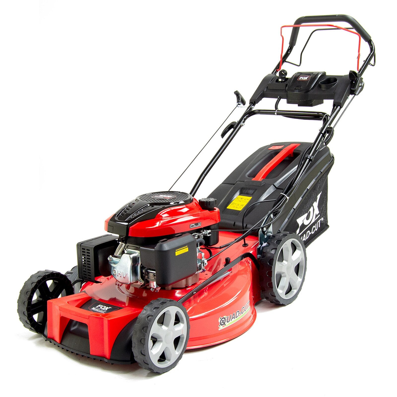 Fox Quad-Cut 560E 22" Electric Start Petrol Lawn Mower & Jerry Can - Image 4