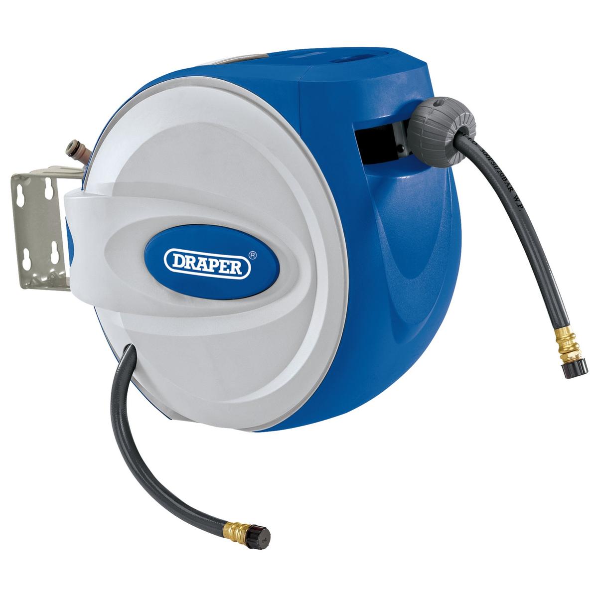 Draper Retractable Air Hose Reel, 10m - Image 1