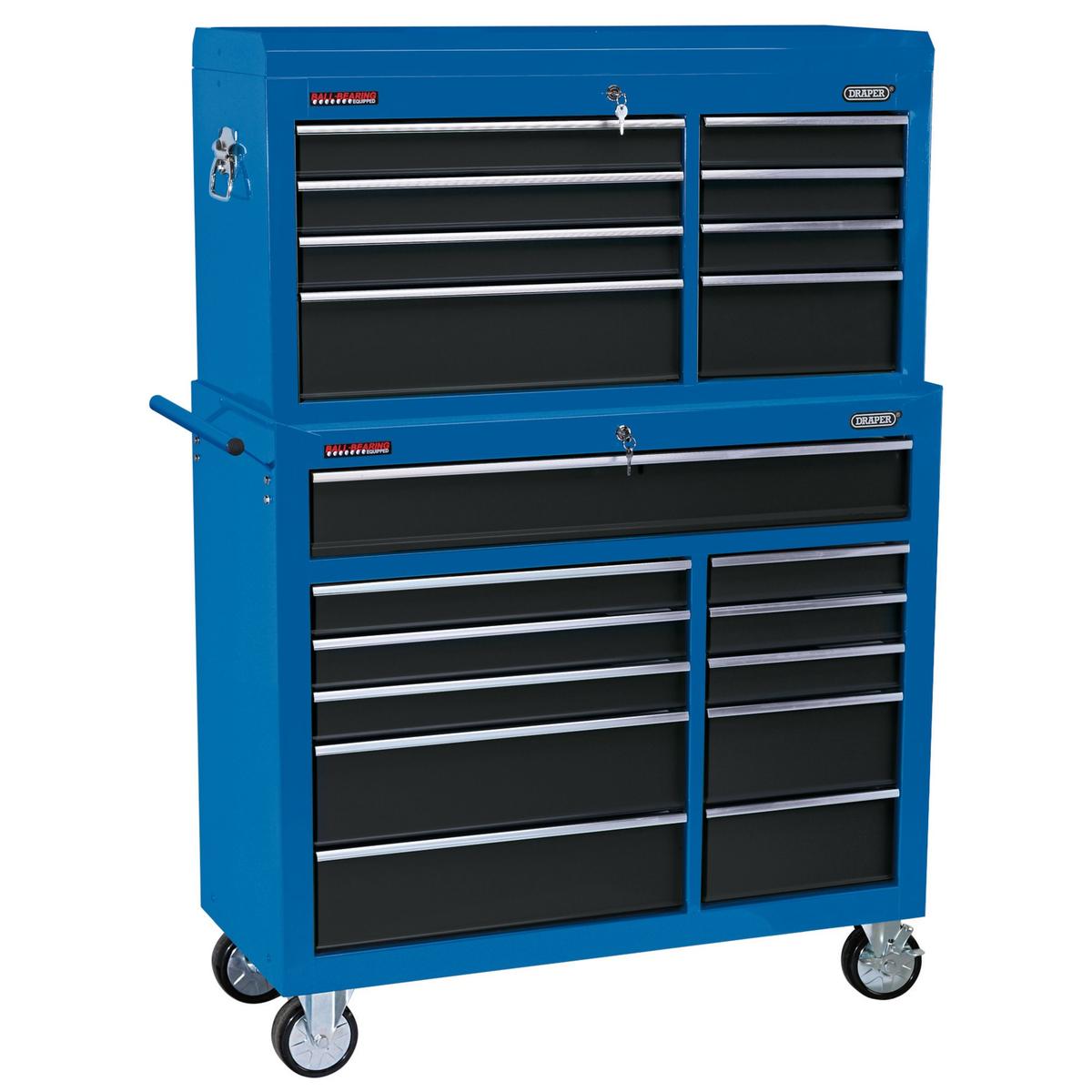 Draper Combined Roller Cabinet and Tool Chest, 19 Drawer, 40" - Image 1