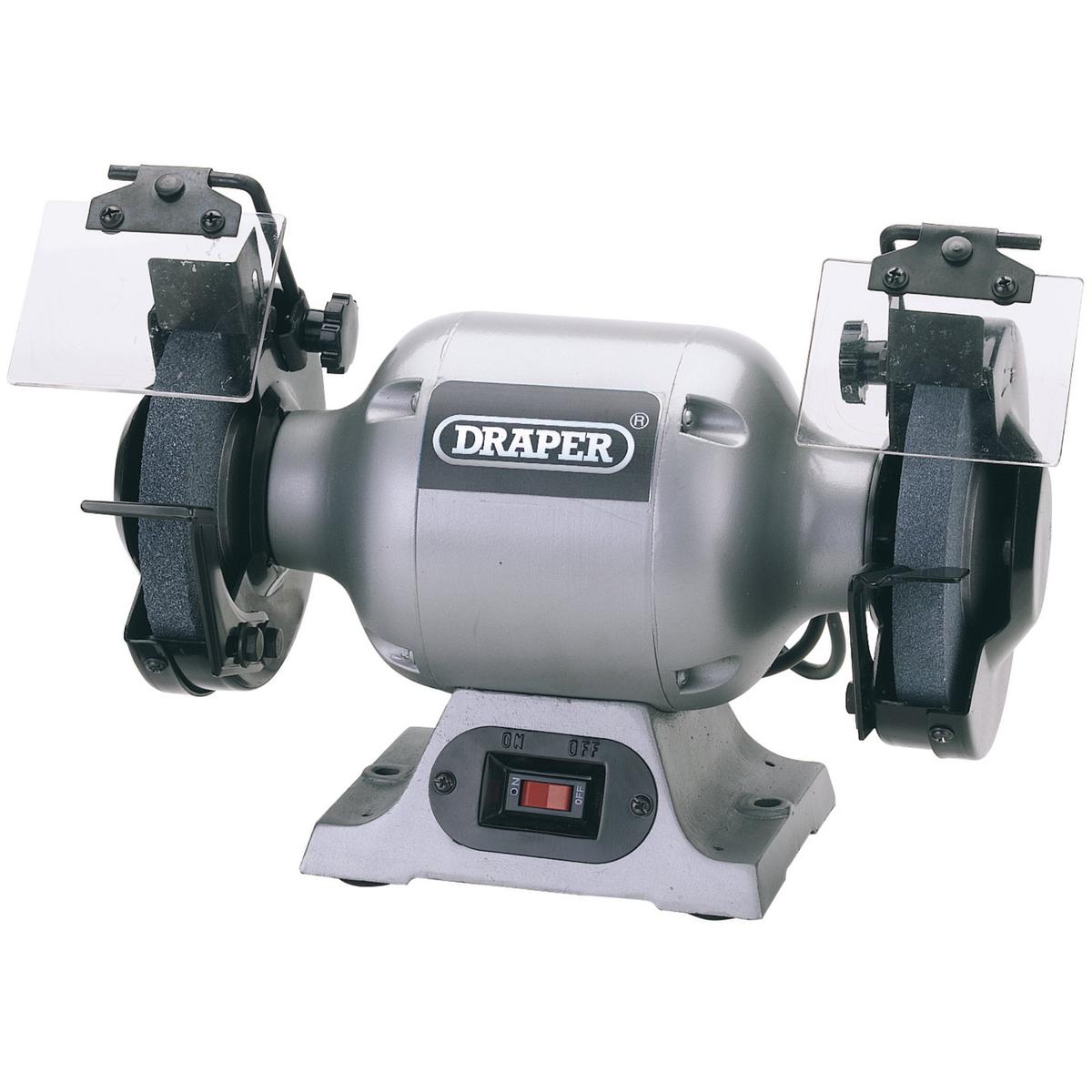 Draper 230V Heavy Duty Bench Grinder, 150mm, 370W - Image 1