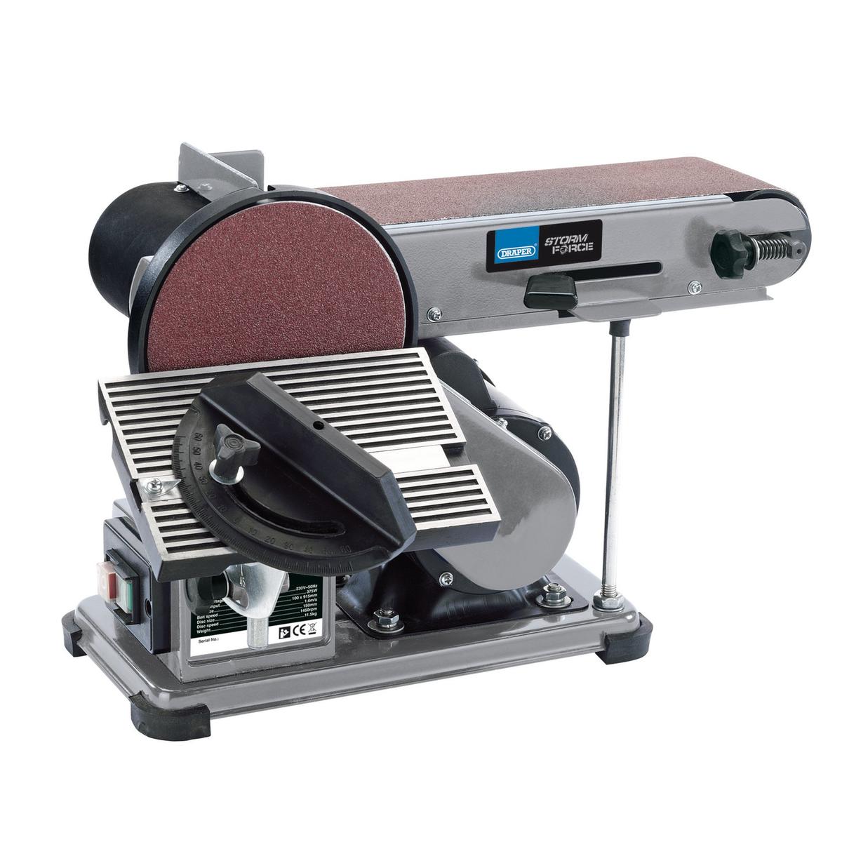 Draper Storm Force Belt and Disc Sander, 375W - Image 1