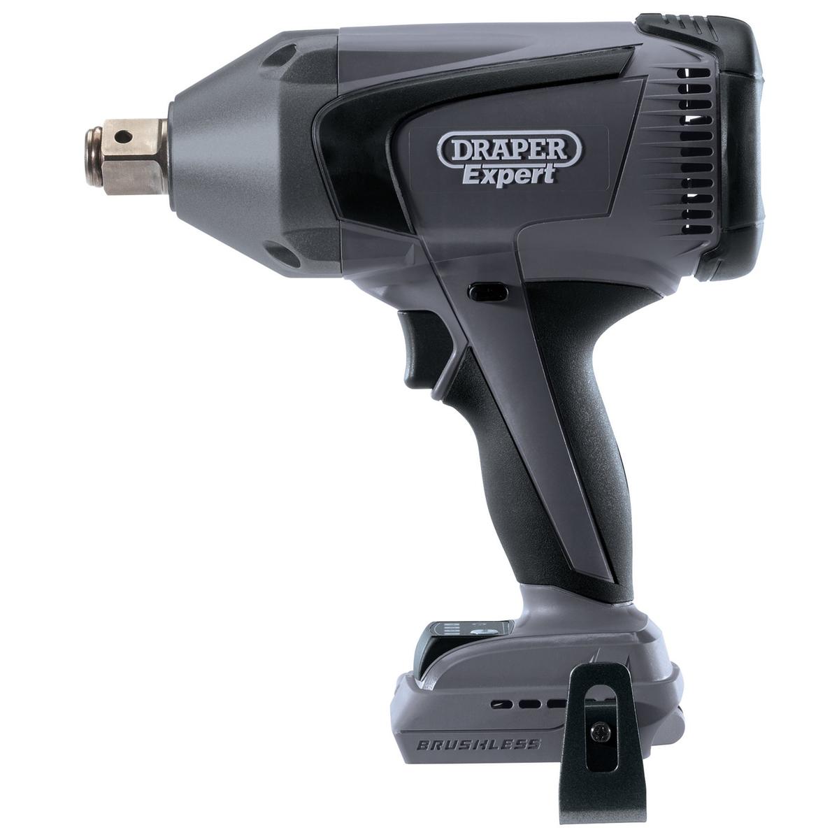 Draper Expert XP20 20V Brushless Impact Wrench, 3/4" Sq. Dr., 1060Nm (Sold Bare) - Image 2