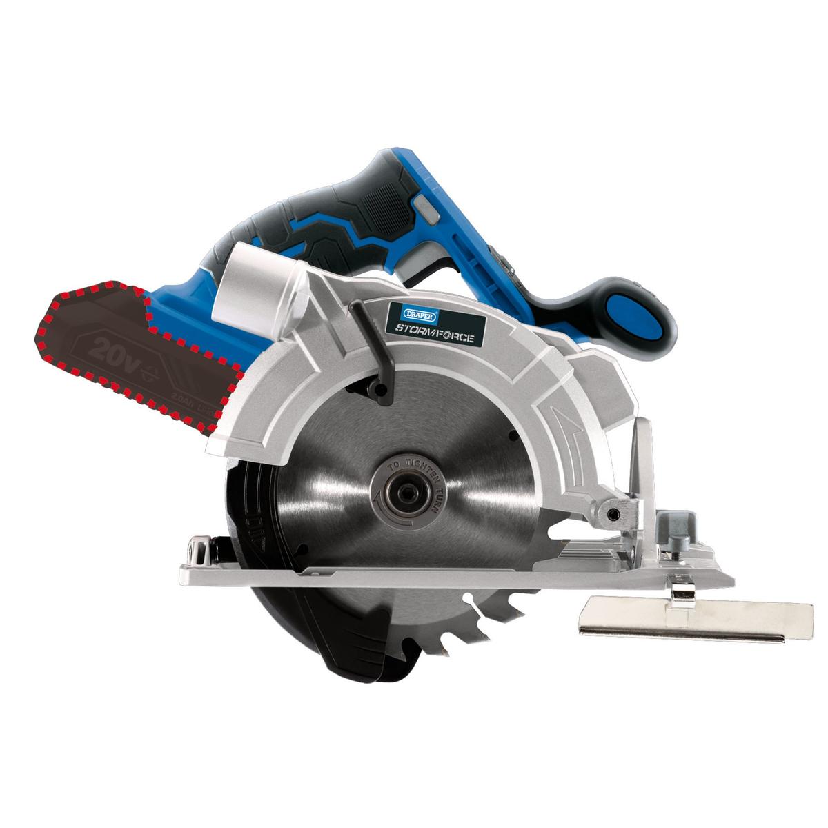 Draper Storm Force 20V Circular Saw (Sold Bare) - Image 2