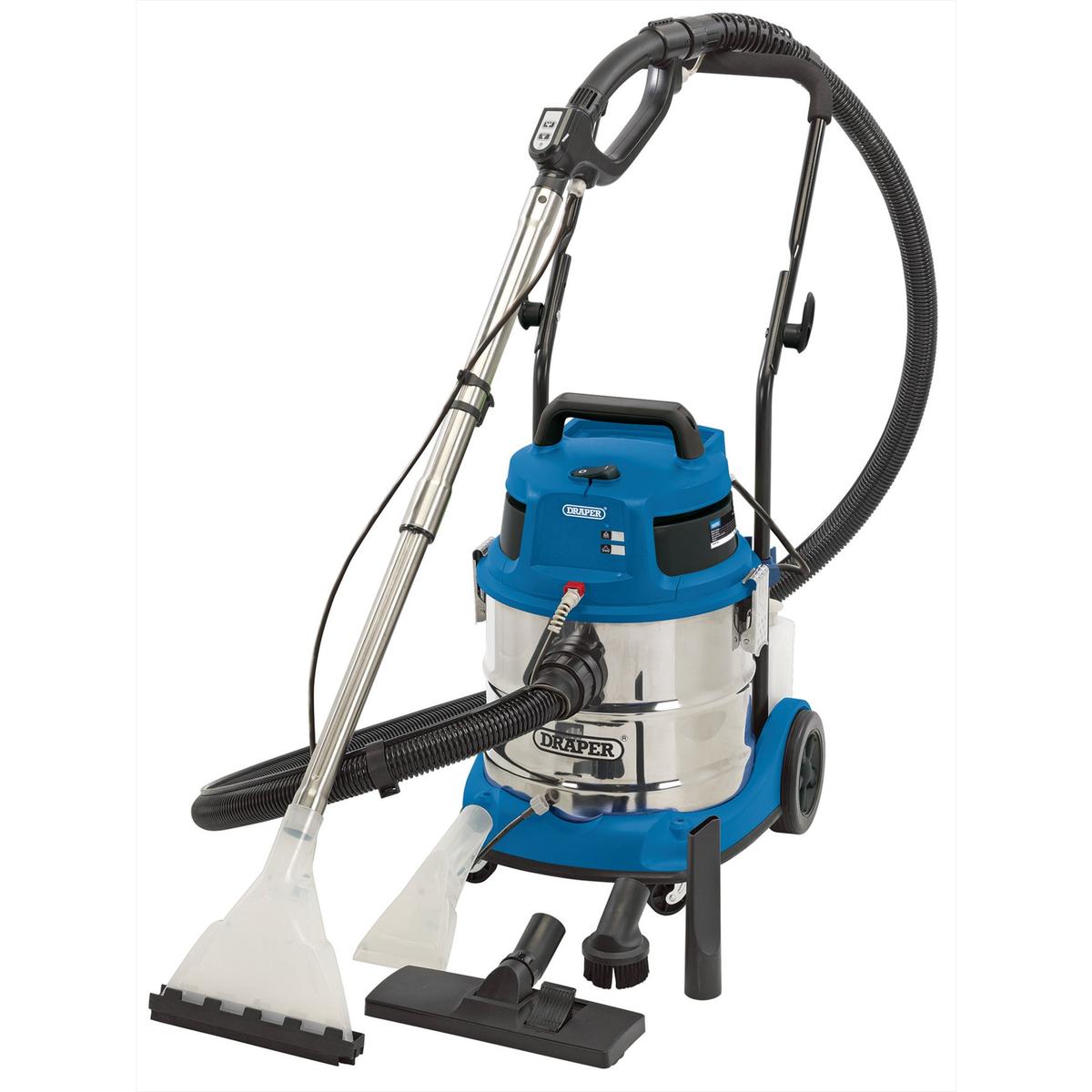 Draper 3 in 1 Wet and Dry Shampoo/Vacuum Cleaner, 20L, 1500W - Image 1