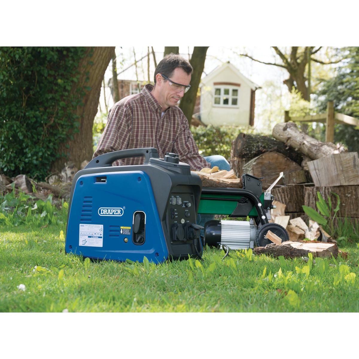 Draper Petrol Inverter Generator, 1700W - Image 2