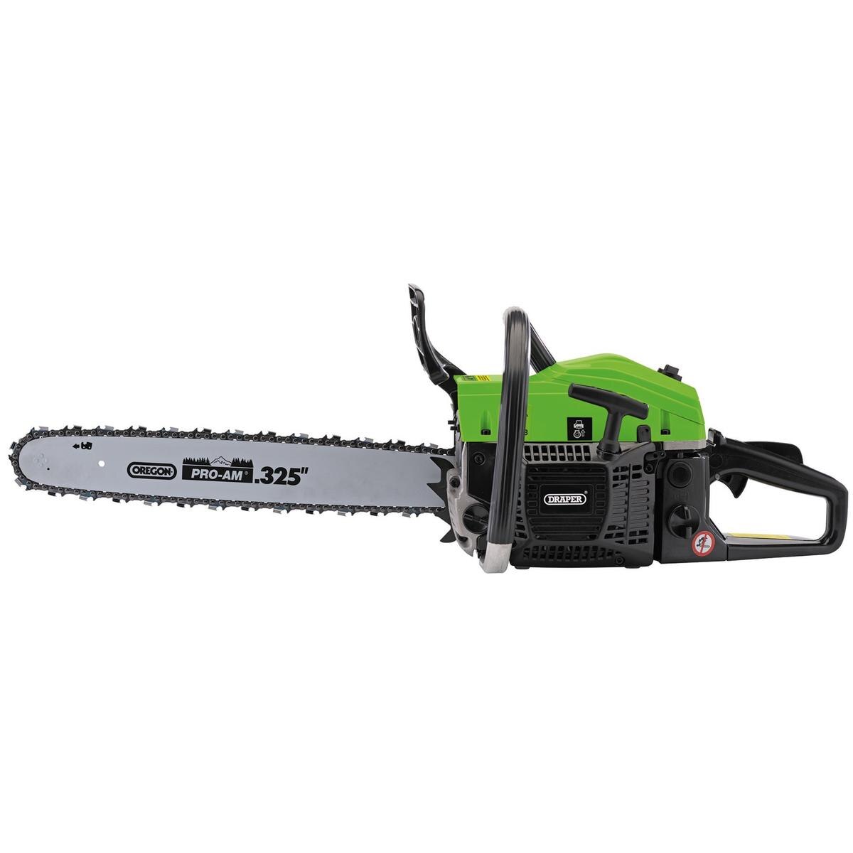 Draper Petrol Chainsaw, 450mm, 45cc - Image 2