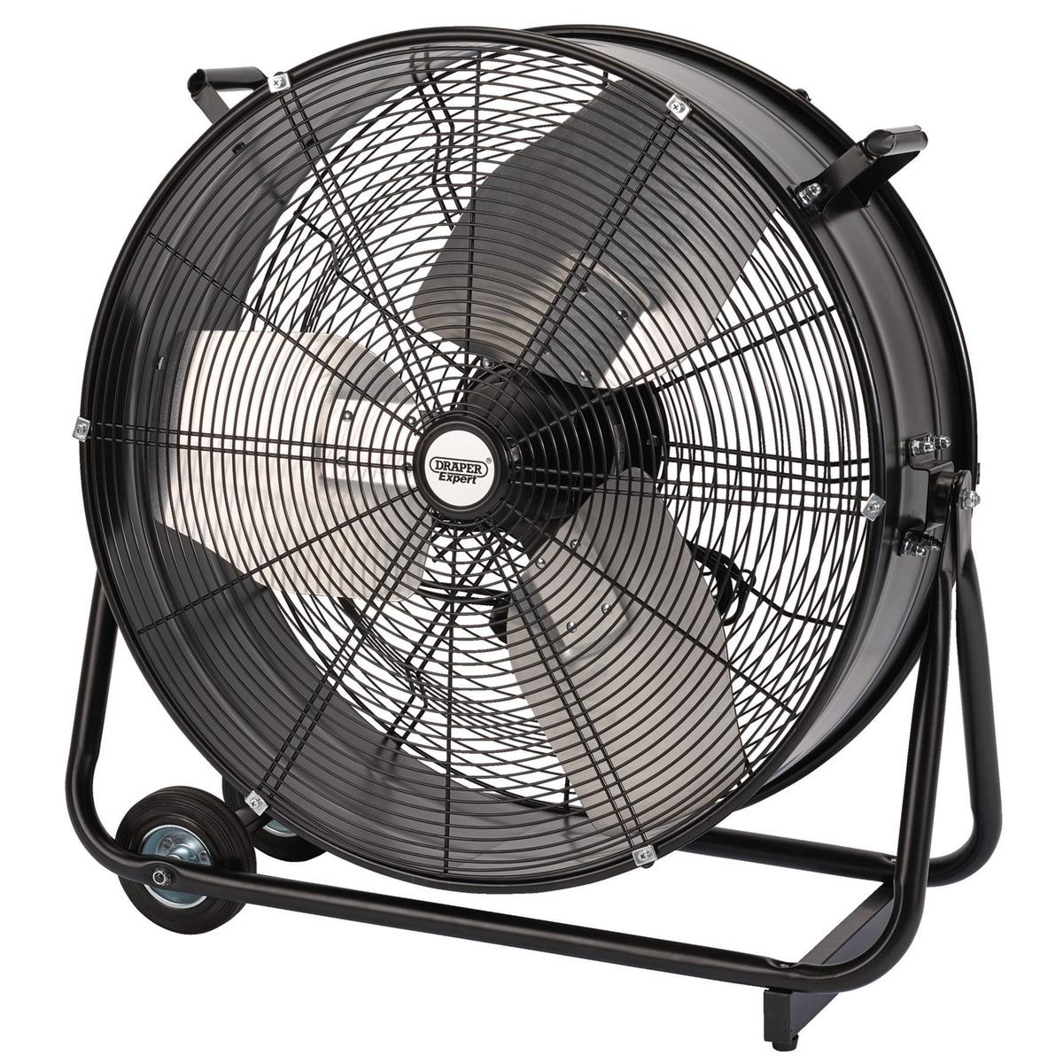 Draper Expert 230V High Flow Drum Fan, 24"/600mm, 330W - Image 1