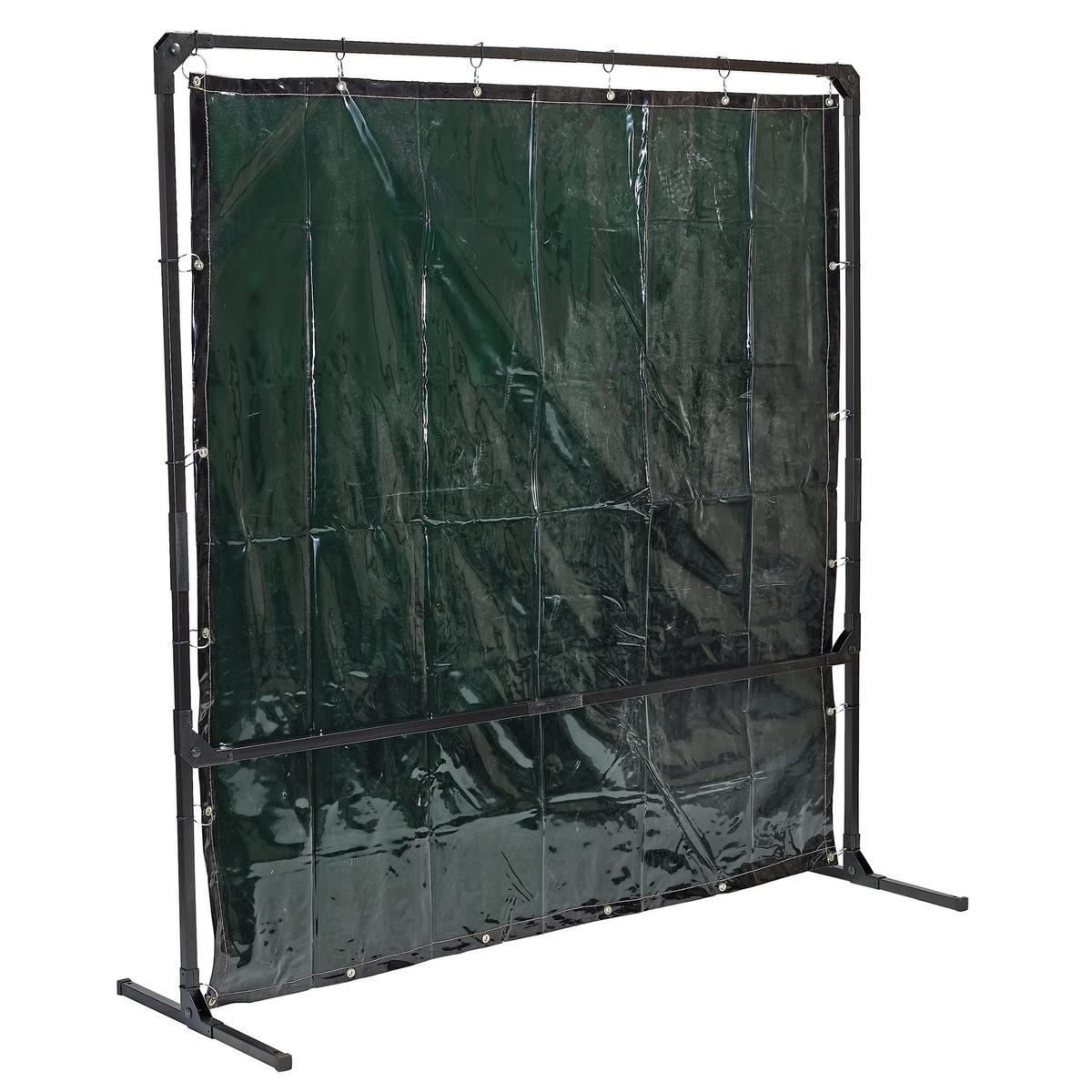 Draper Welding Curtain with Metal Frame, 6' x 6' - Image 1