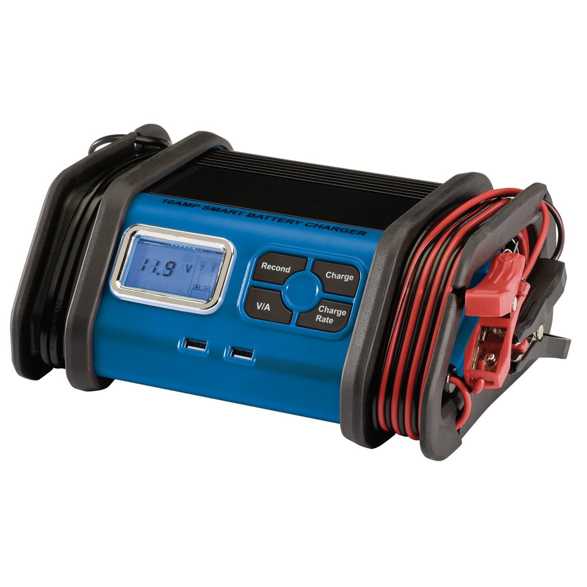 Draper 12V Battery Charger, 10A - Image 1