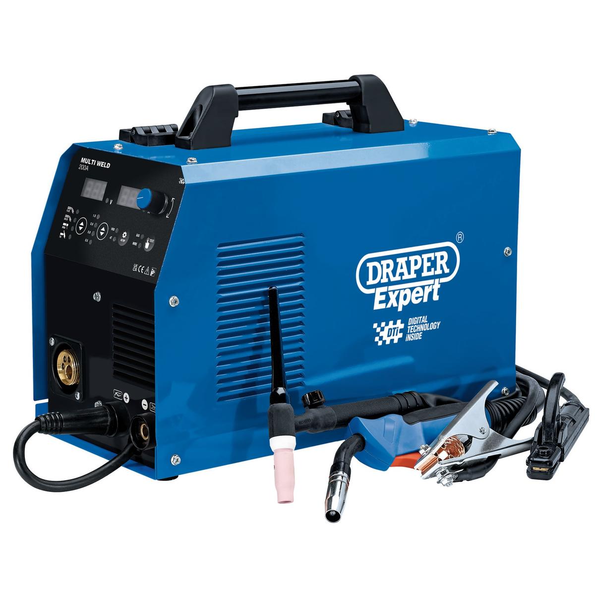 Draper Expert 3-In-1 Multi-Process Welder Dti, 200A - Image 1