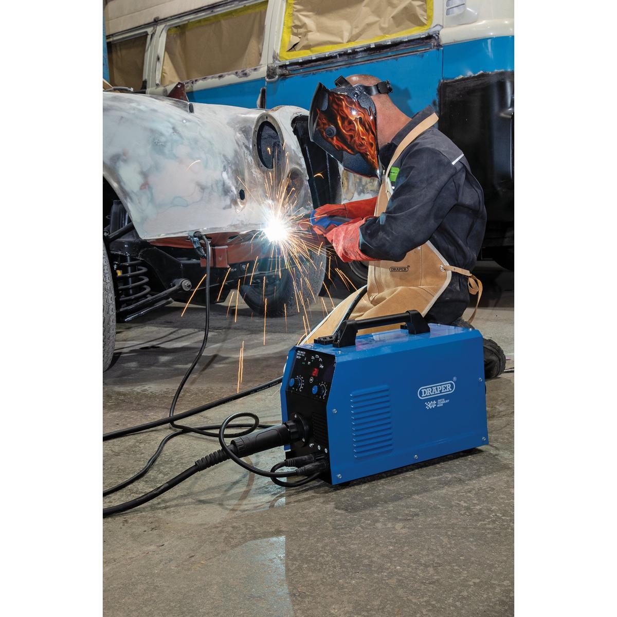 Draper Gas/Gasless MIG Inverter Multi-Welder Dti, 160A - Image 2