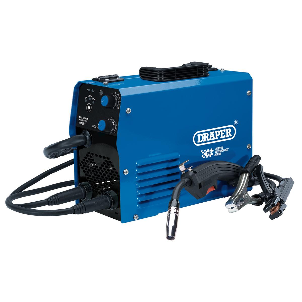 Draper Gasless MIG Inverter Multi-Welder Dti, 120A - Image 1