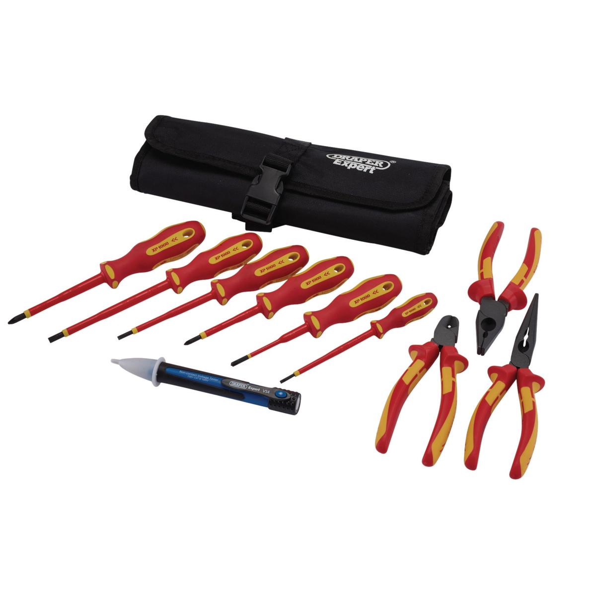 Draper XP1000 VDE Electrical Tool Kit (10 Piece) - Image 1