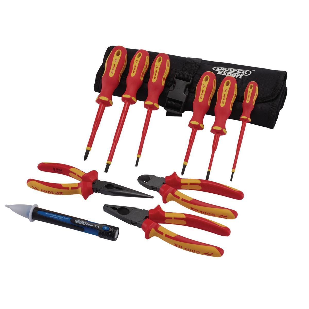 Draper XP1000 VDE Electrical Tool Kit (10 Piece) - Image 2