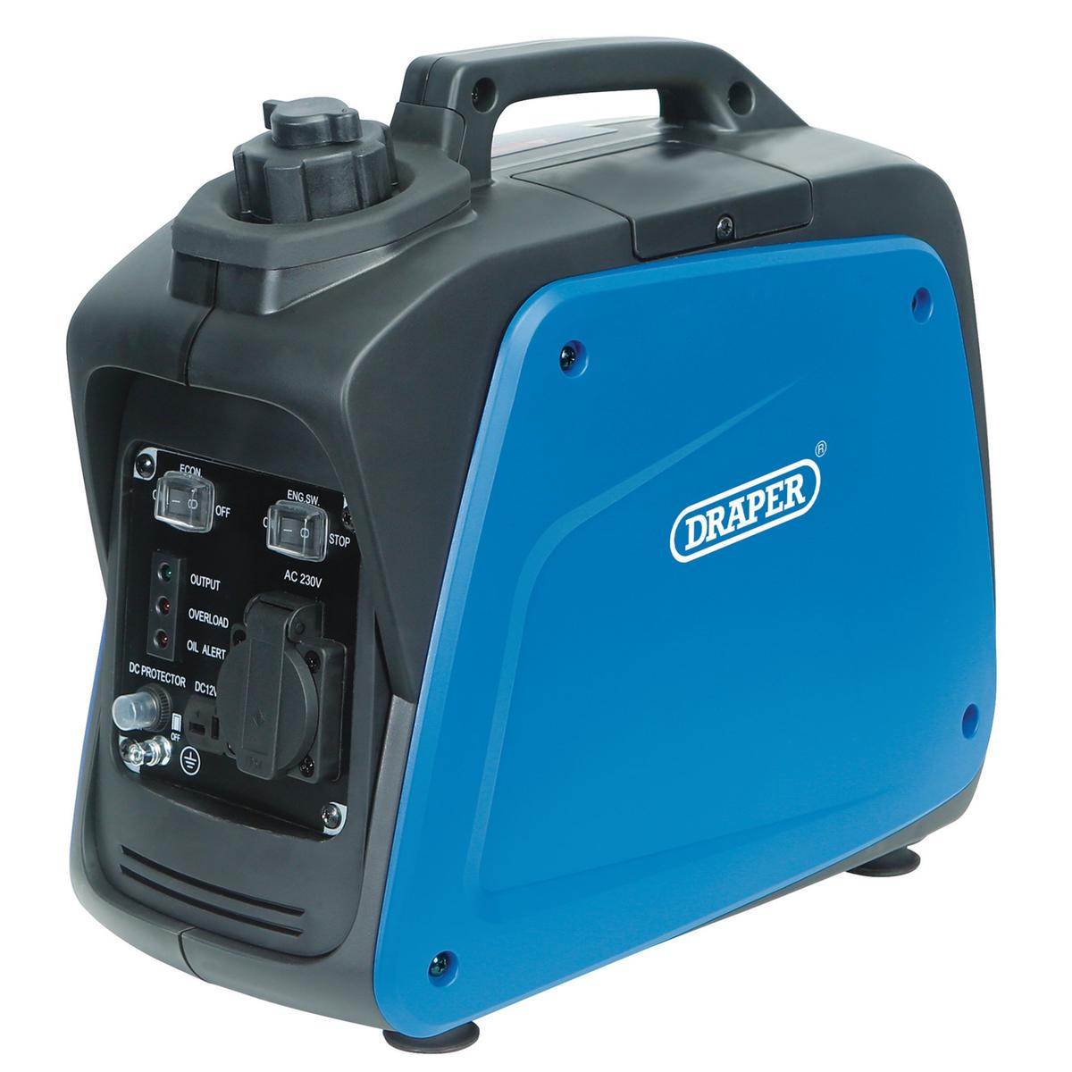 Draper Petrol Inverter Generator, 700W - Image 1