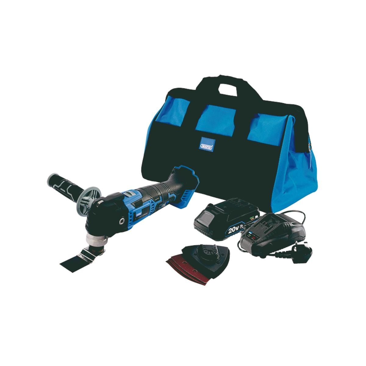 Draper Storm Force 20V Oscillating Multi-Tool Kit - Image 1