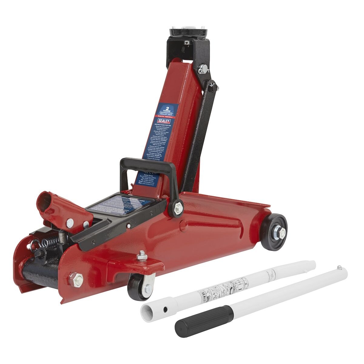 Sealey Short Chassis Trolley Jack with Storage Case 2 Tonne - Image 5