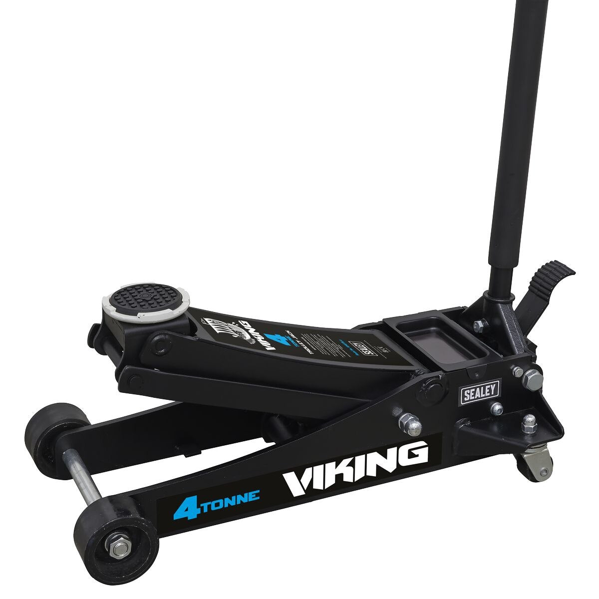 Sealey Viking Low Profile Professional Trolley Jack with Rocket Lift 4 Tonne - Image 2