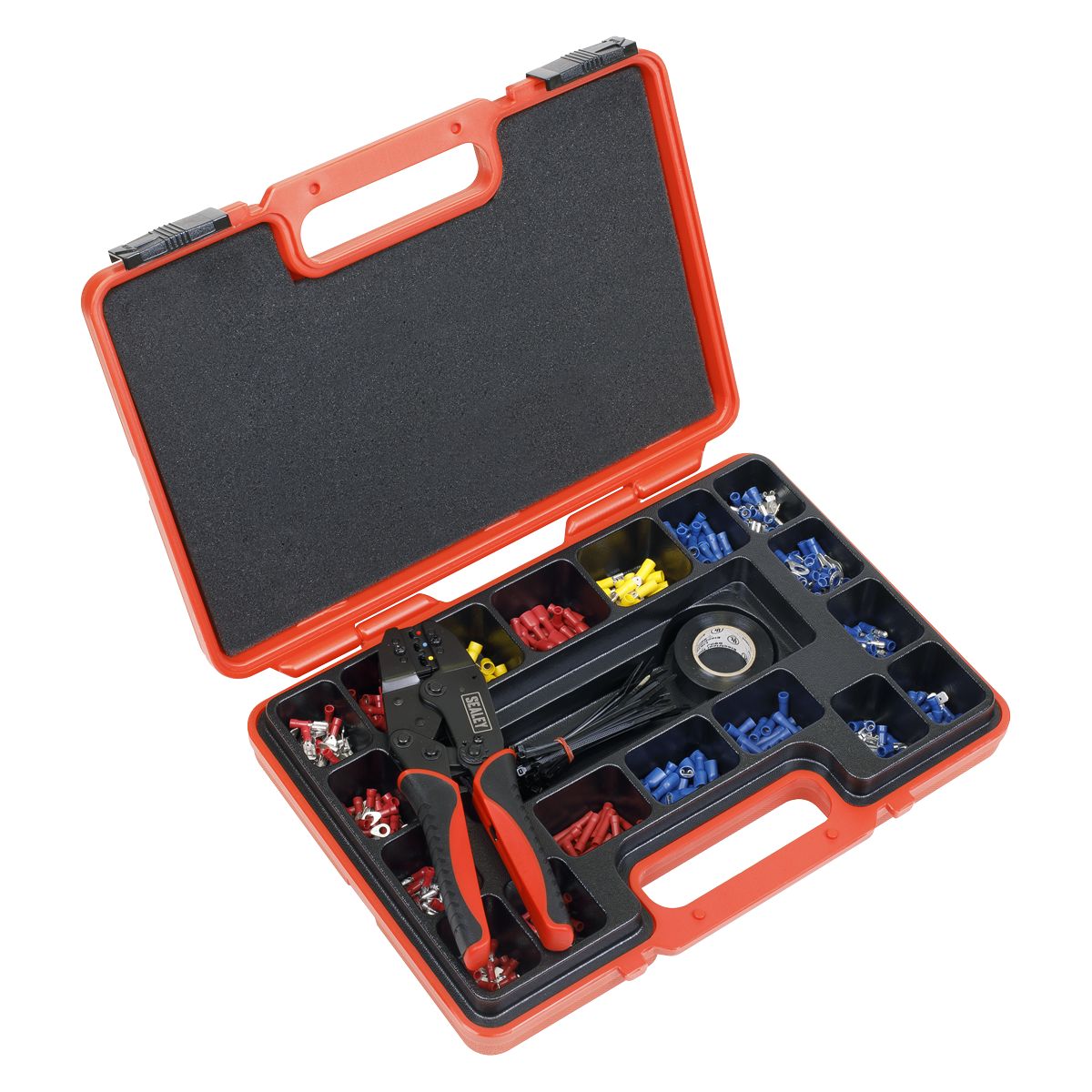 Sealey Ratchet Crimping Tool Kit 552pc - Image 1