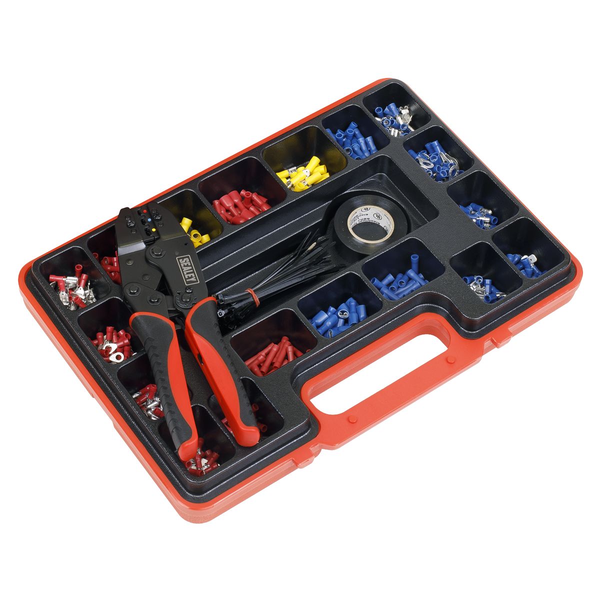 Sealey Ratchet Crimping Tool Kit 552pc - Image 2