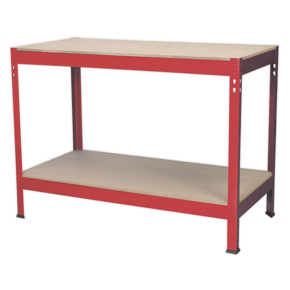 Sealey Steel Workbench with Wooden Top 1.2m - Image 1