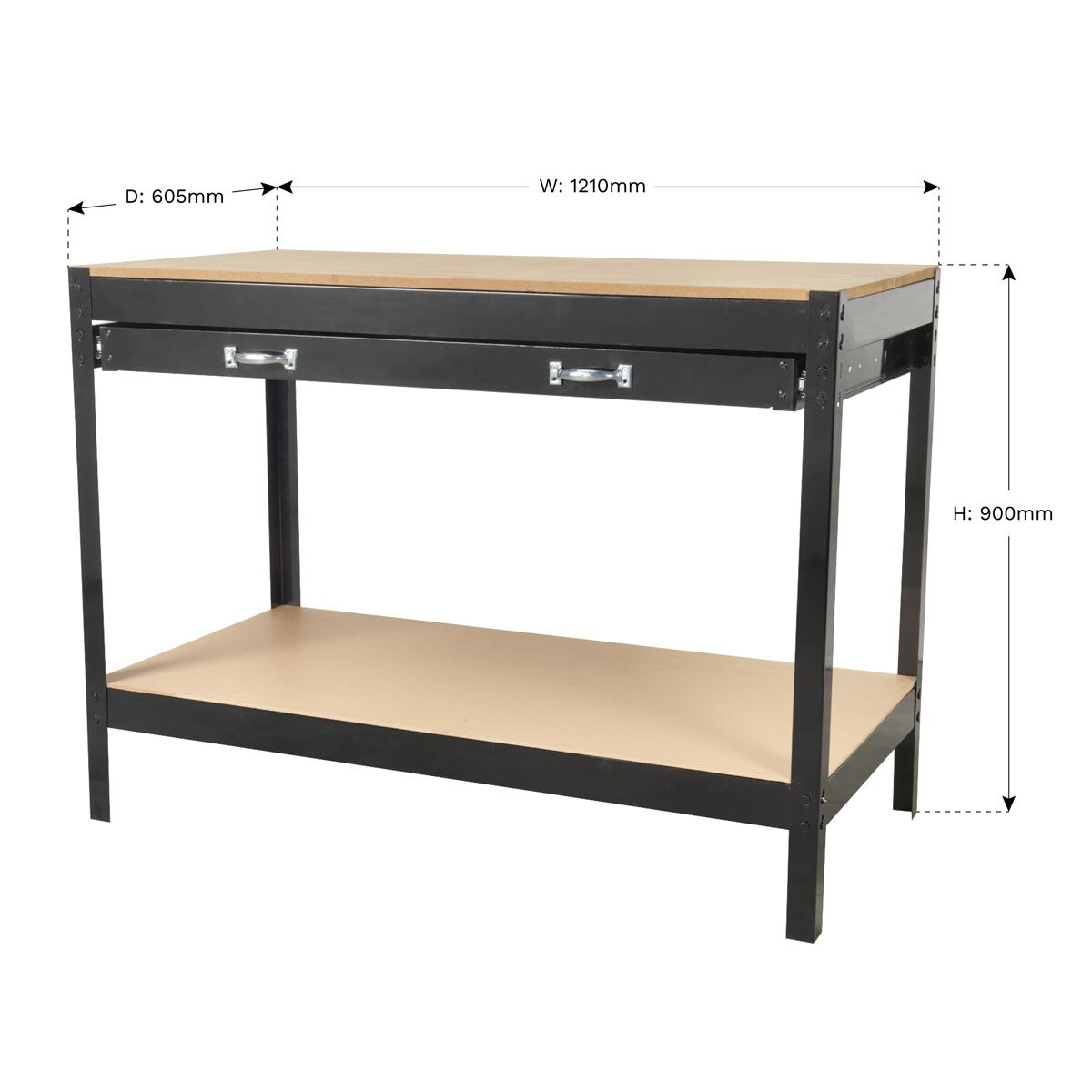 Sealey Workbench with Drawer 1.2m - Image 5