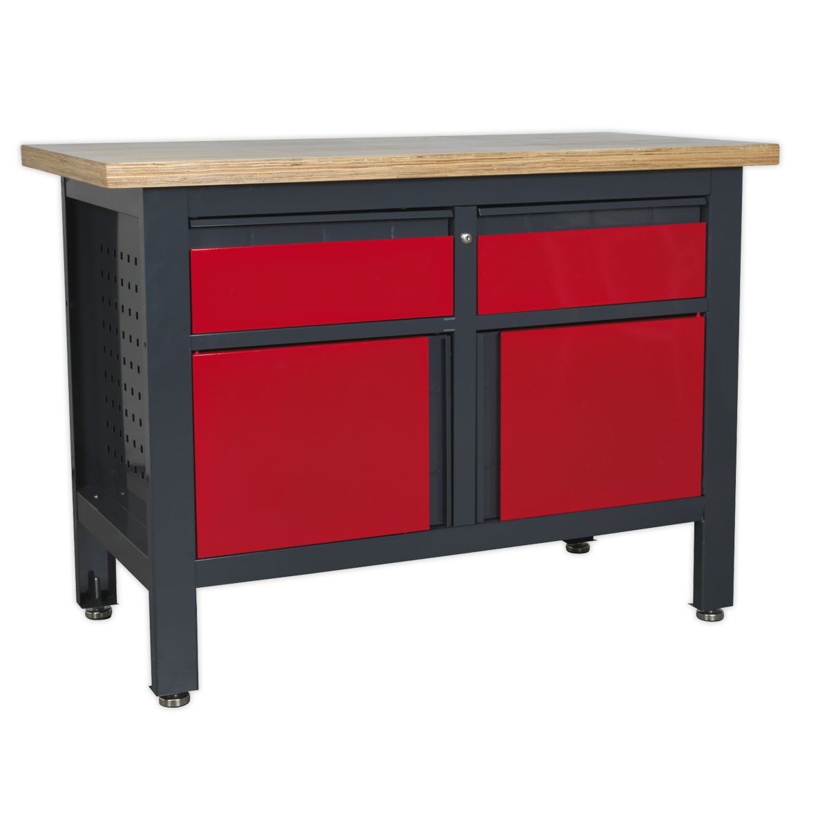 Sealey Workbench with 2 Drawers & 2 Cupboards - Image 1