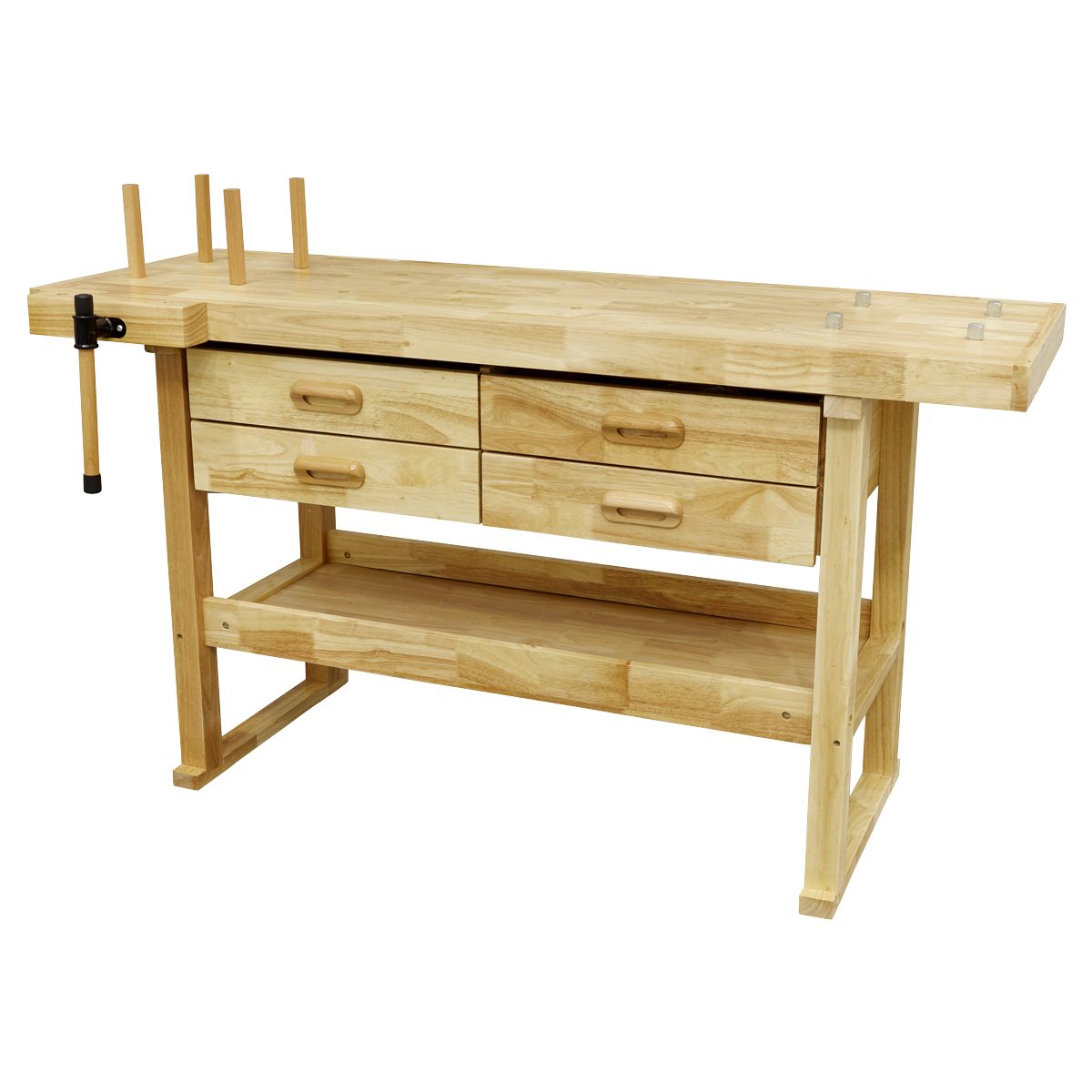 Sealey Woodworking Bench with 4 Drawers - Image 1