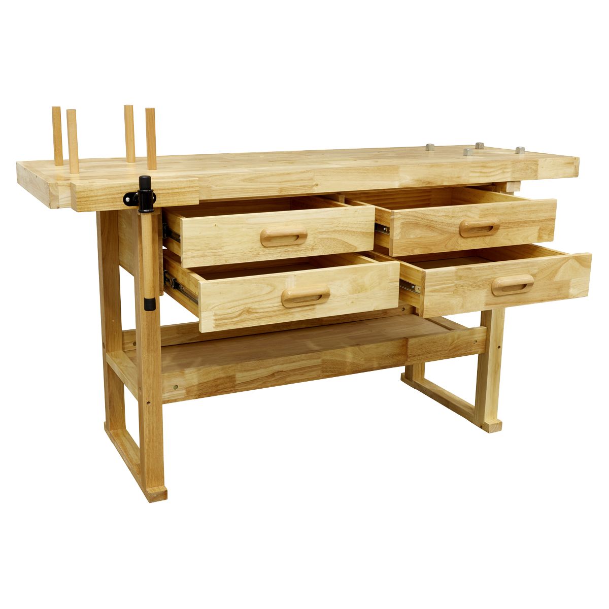 Sealey Woodworking Bench with 4 Drawers - Image 3