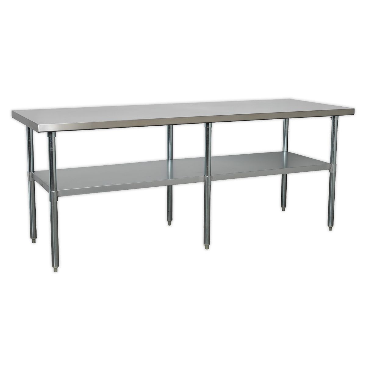 Sealey Stainless Steel Workbench 2.1m - Image 1