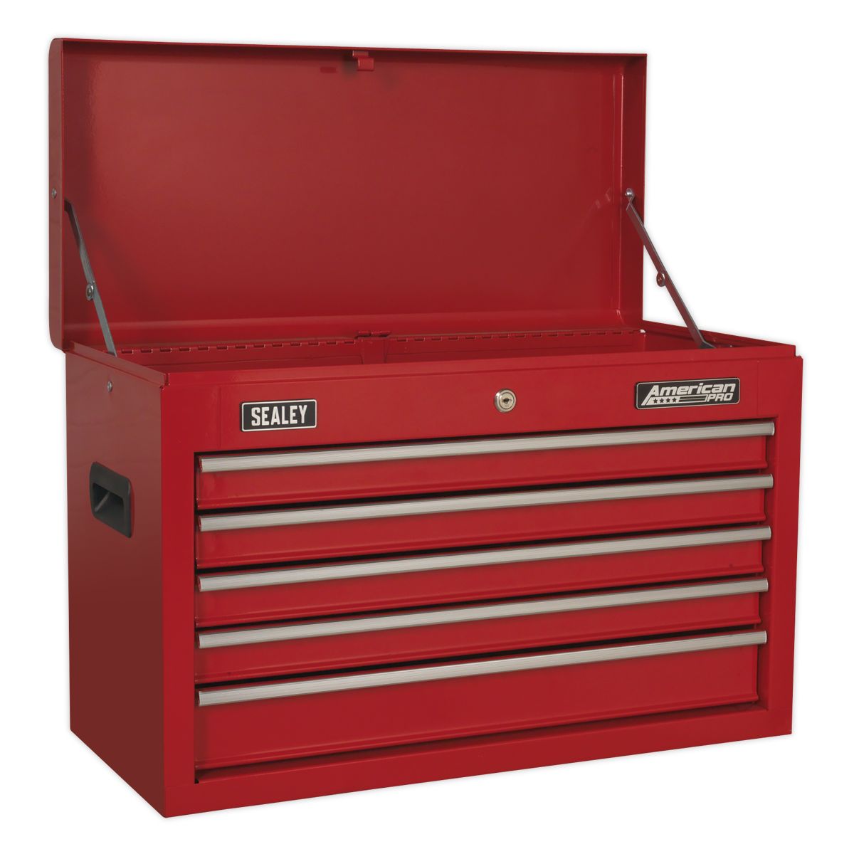 Sealey American PRO Topchest 5 Drawer - Red - Image 1