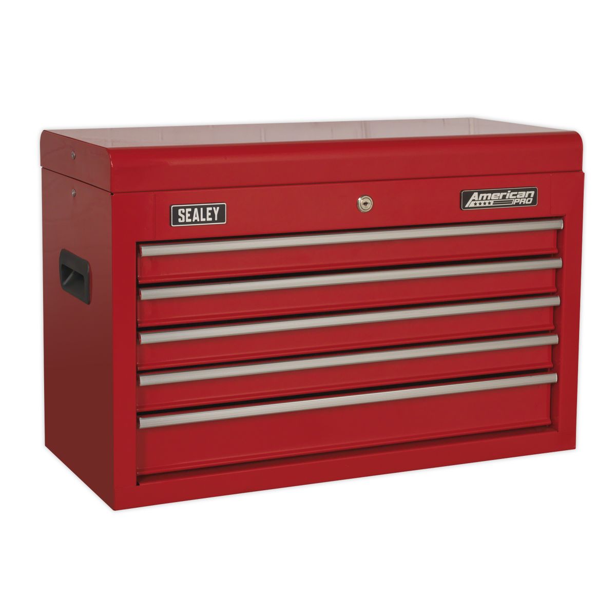 Sealey American PRO Topchest 5 Drawer - Red - Image 2