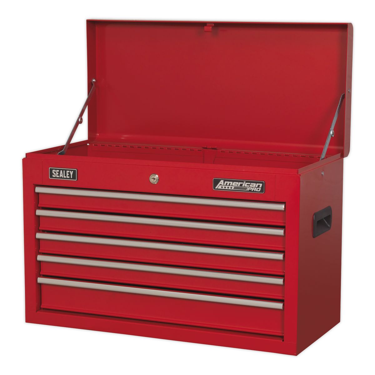 Sealey American PRO Topchest 5 Drawer - Red - Image 9