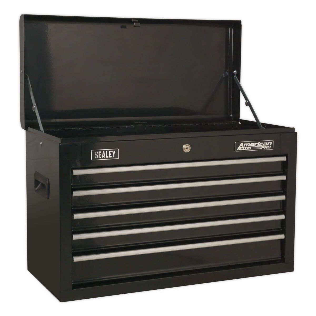 Sealey American PRO Topchest 5 Drawer - Black - Image 1