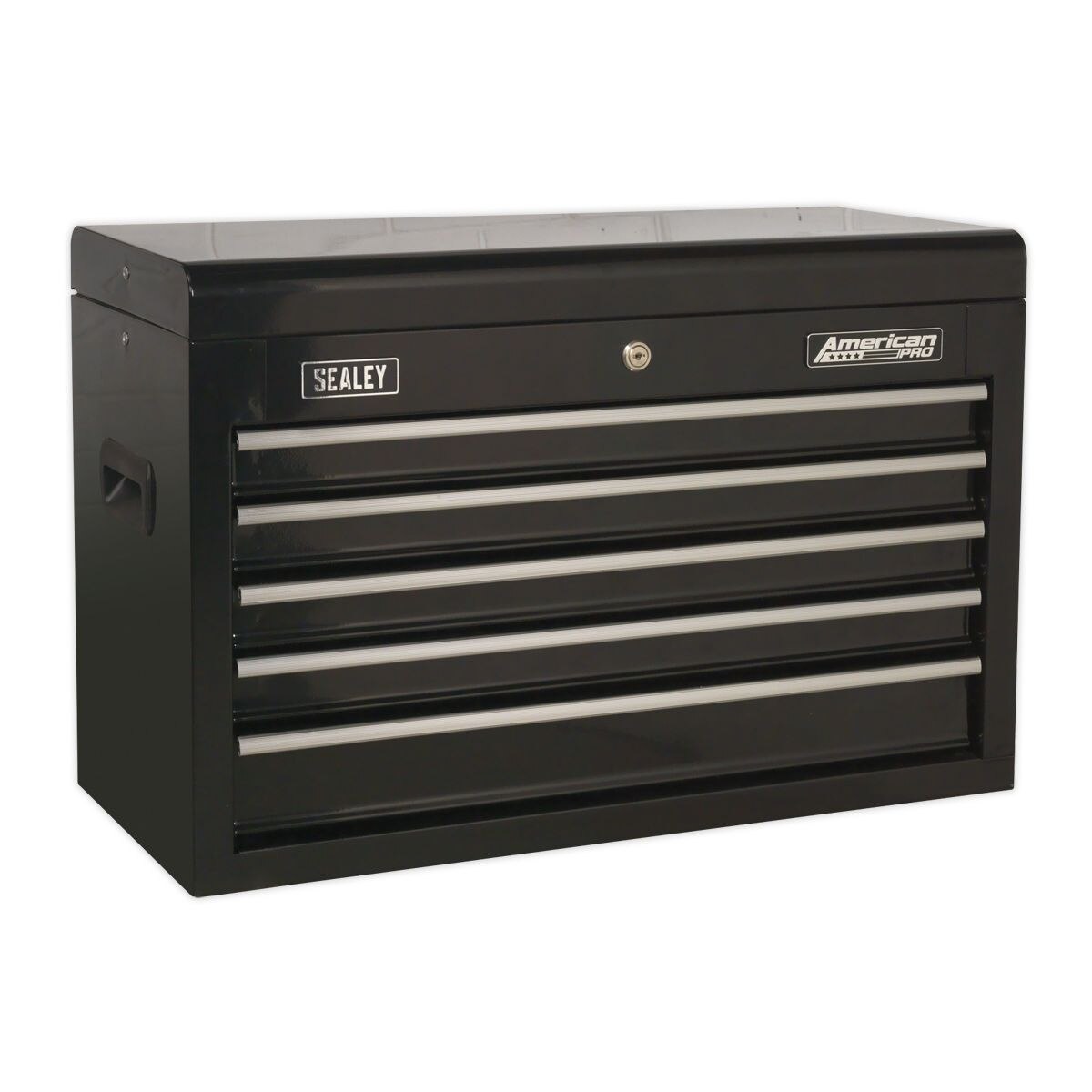 Sealey American PRO Topchest 5 Drawer - Black - Image 2