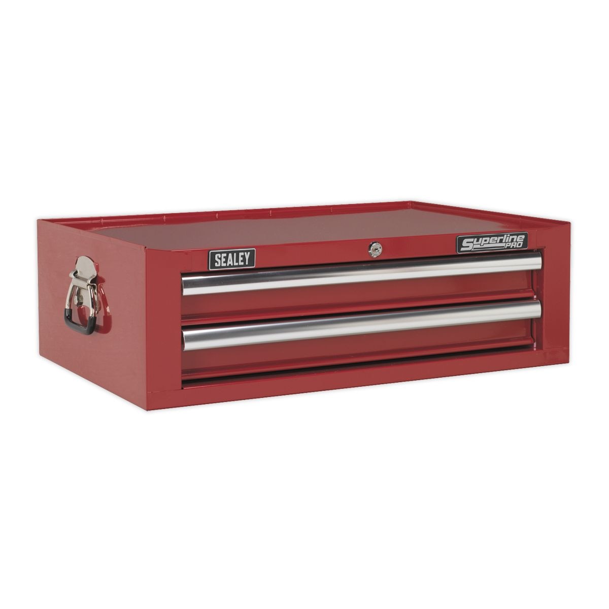 Sealey Superline PRO Mid-Box Tool Chest 2 Drawer - Red - Image 1