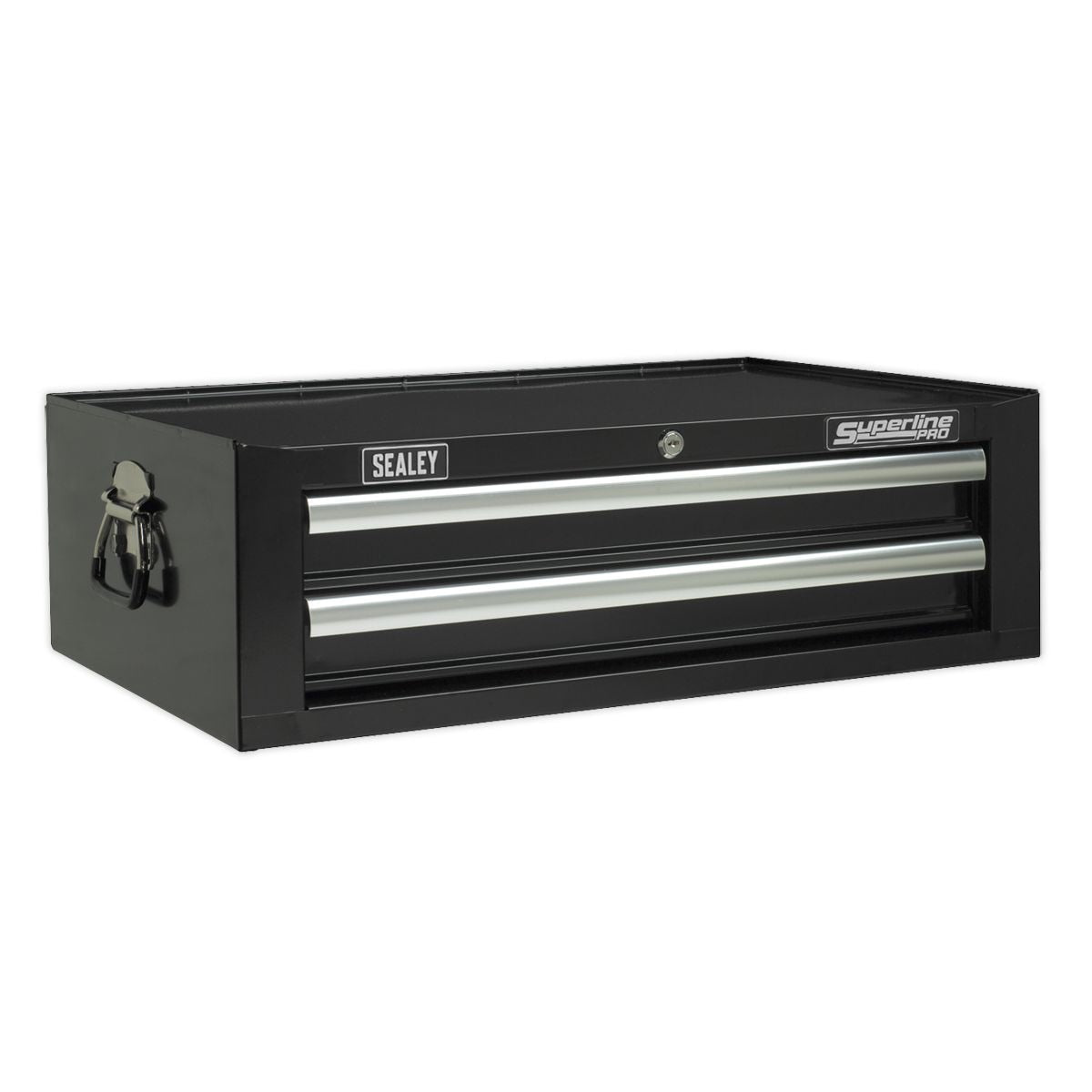 Sealey Superline PRO Mid-Box Tool Chest 2 Drawer - Black - Image 1