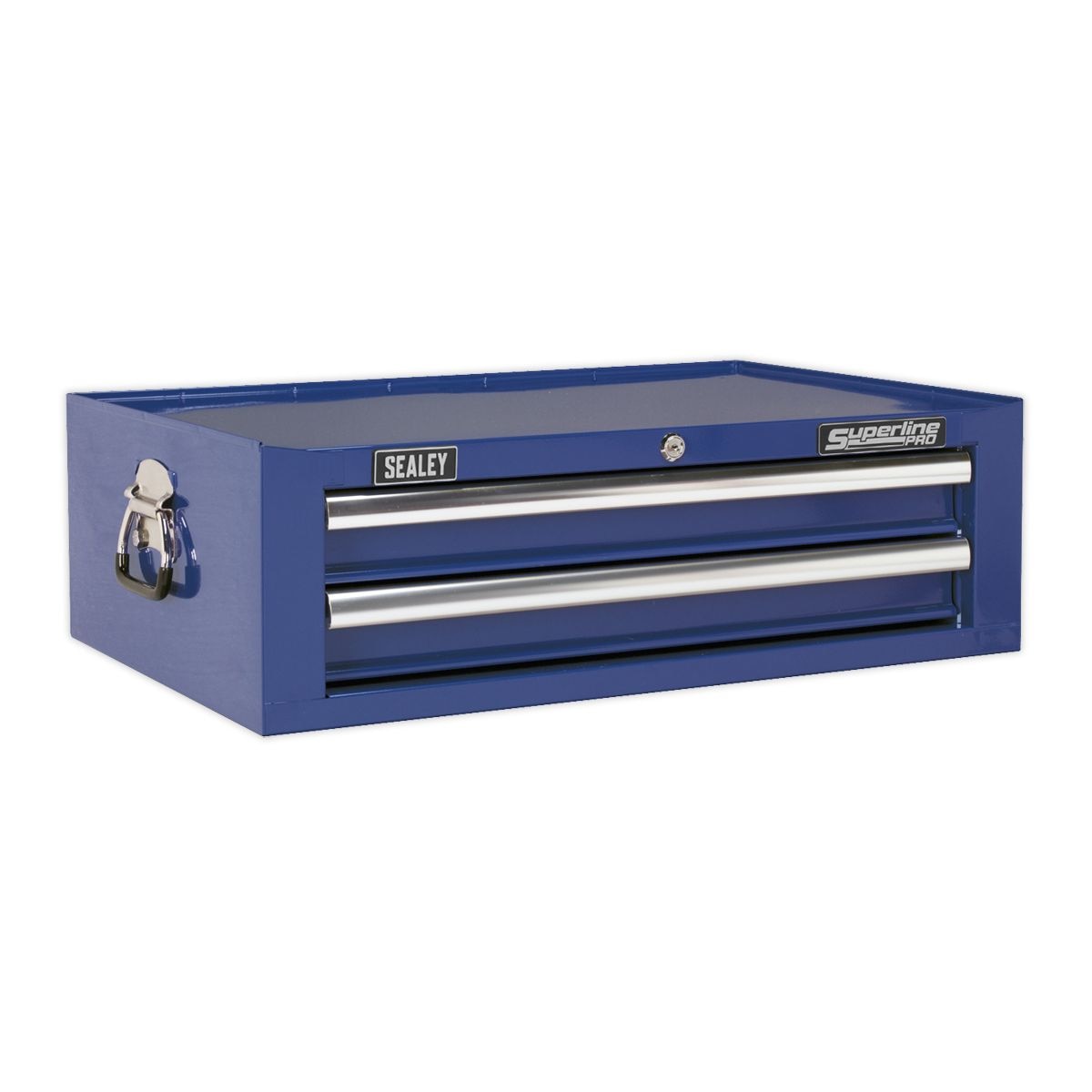 Sealey Superline PRO Mid-Box Tool Chest 2 Drawer - Blue - Image 1