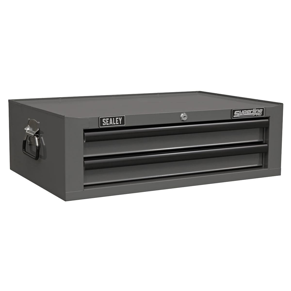 Sealey Superline PRO Mid-Box Tool Chest 2 Drawer - Grey/Black - Image 1