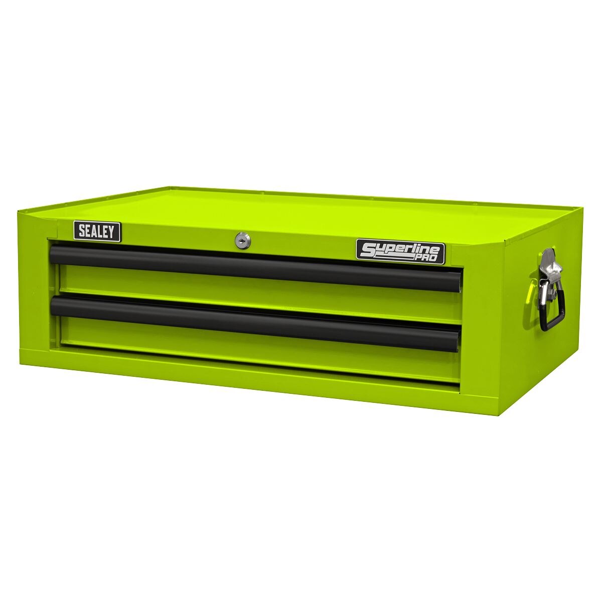 Sealey Superline PRO Mid-Box Tool Chest 2 Drawer - Green/Black - Image 8