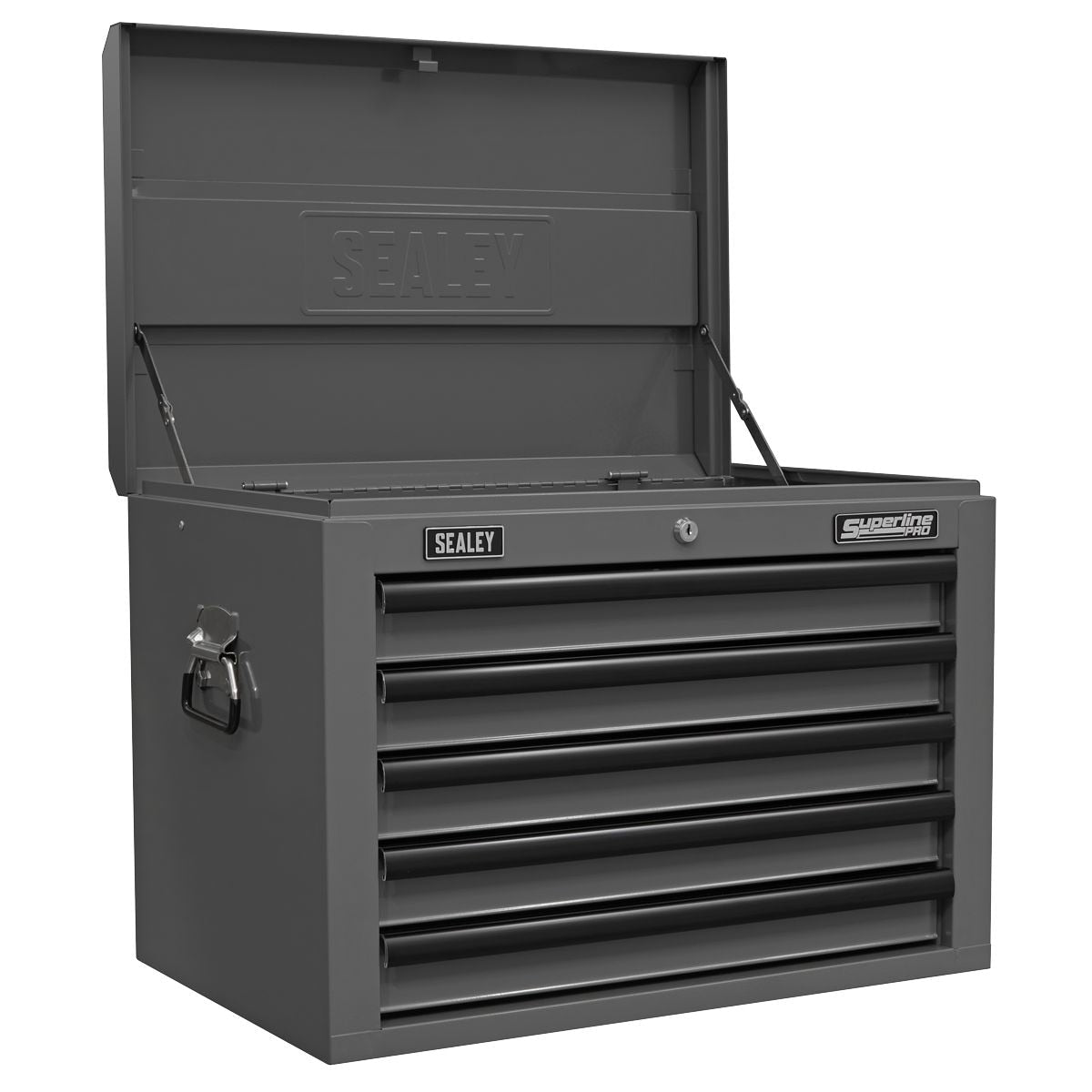 Sealey Superline PRO Topchest 5 Drawer - Grey/Black - Image 1